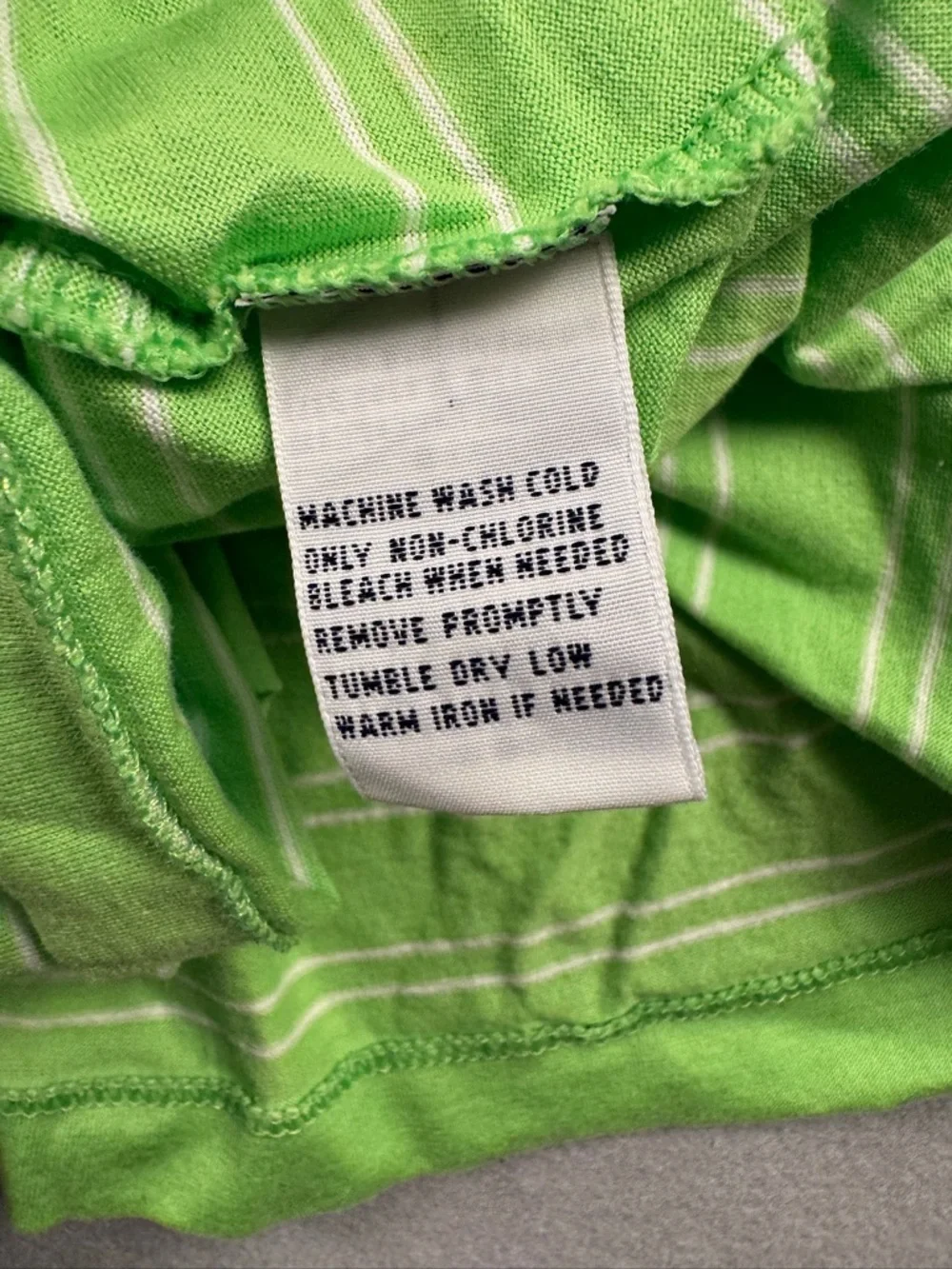 Polo Golf Ralph Lauren Big Pony Polo Shirt Men Large Green White Custom Fit